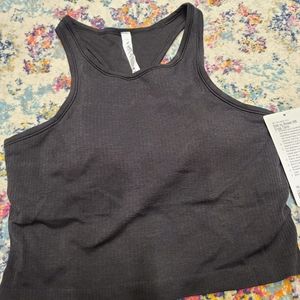 Lululemon || Ebb to Street CROP tank - BLACK SIZE10